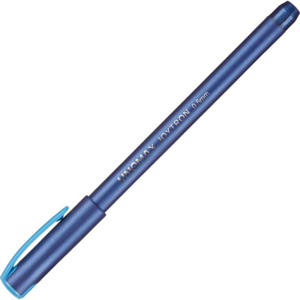 Ручка шариковая неавтоматическая Unomax Joytron синяя (толщина линии 0.3  мм)