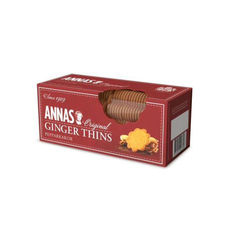 Печенье песочное Annas Ginger Thins тонкое имбирное 150 г