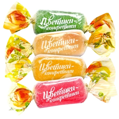 Конфеты желейные Азовская КФ Цветики-конфетики 1 кг