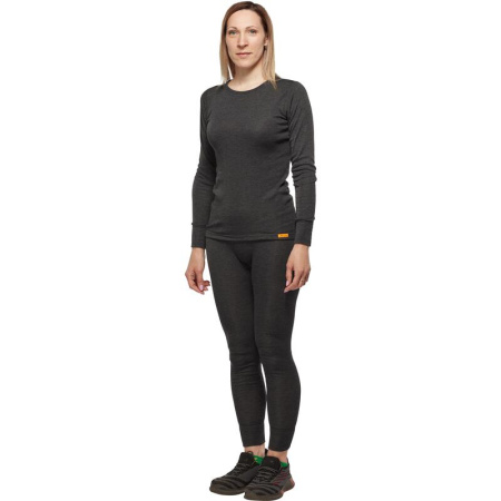 Термолеггинсы Comazo женские Activ-25 трикотаж полиэстер темно-серые с  начесом (размер 46, рост 170)