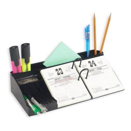 Подставка для перекидного календаря Uniplast Аврора черная