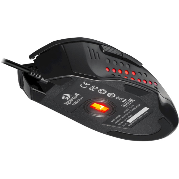 Мышь игровая Redragon Gainer чёрная (75170)