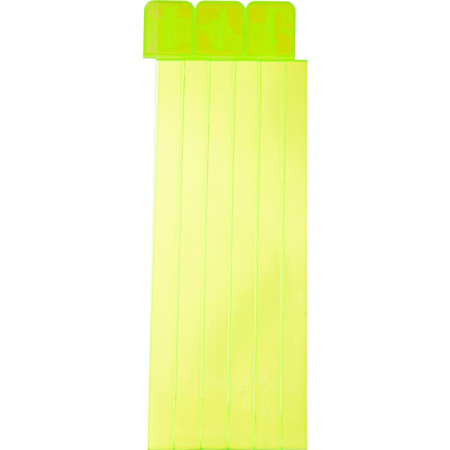 Закладки самоклеющиеся для книг желтые (6 штук в упаковке)