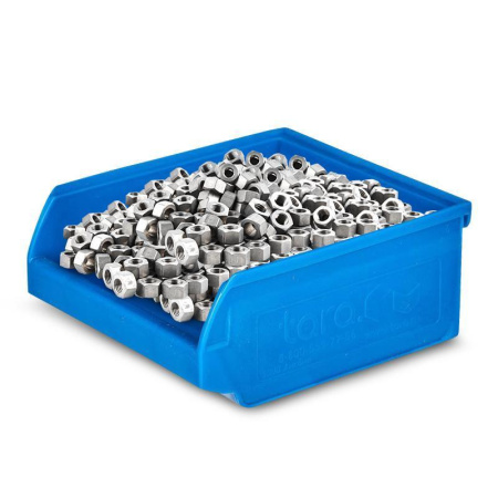 Ящик (лоток) универсальный Ancona полипропиленовый 107х98х47 мм синий Ящик (лоток) универсальный Ancona полипропиленовый 107х98х47 мм синий