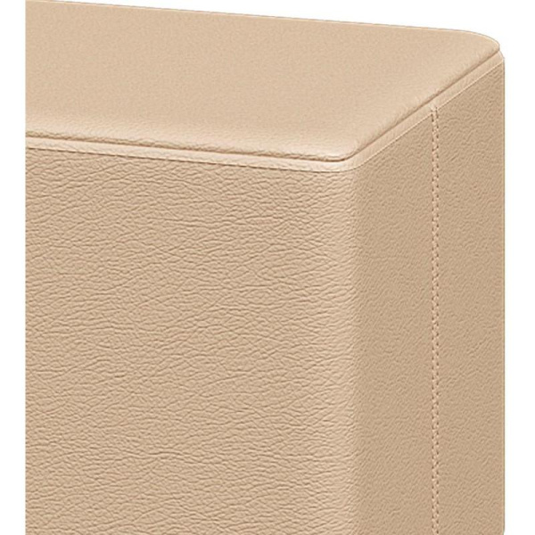 Банкетка трехместная Юнит-Док U-b2 бежевая (искусственная кожа,  1480х410х450 мм)