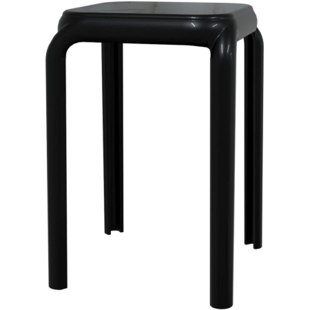 Табурет  чёрный (полипропилен)