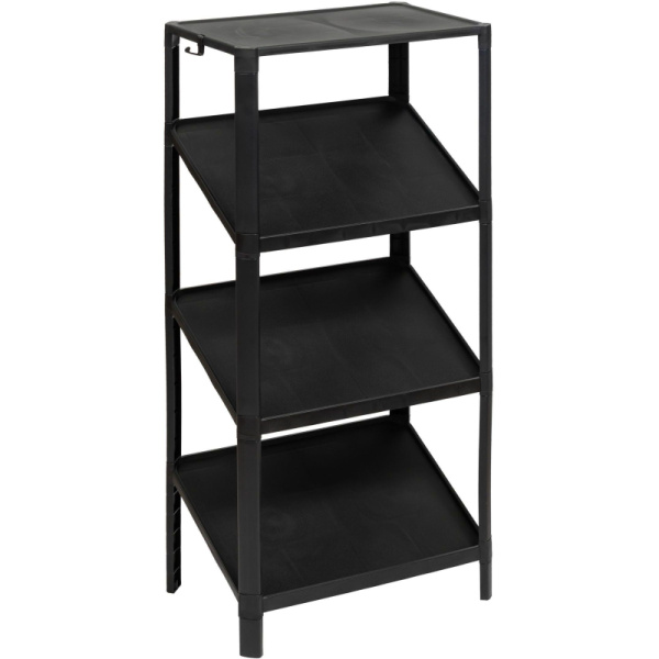 Этажёрка для обуви VIKEA compact (чёрный, 445х295х1005 мм)