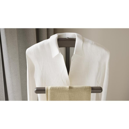 Вешалка костюмная напольная (венге/черный, 500х280х1050 мм)