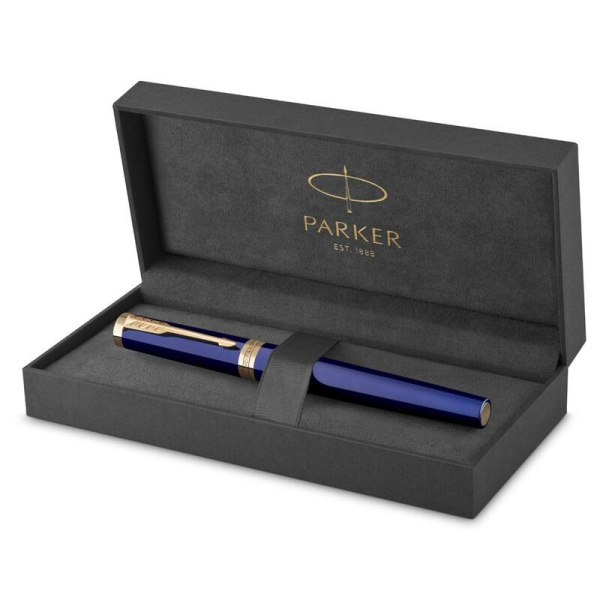 Ручка перьевая Parker Ingenuity Blue GT цвет чернил синий цвет корпуса  синий (артикул производителя 2182009)