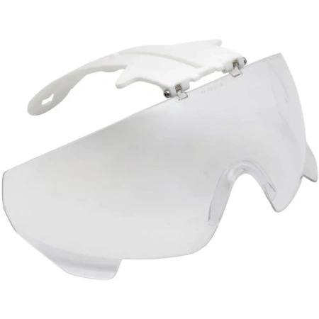 Очки защитные открытые строительные Еланпласт прозрачные с креплением на  каску