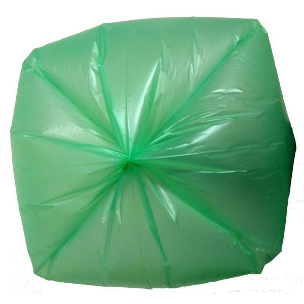 Мешки для мусора VitaLux Bio 30 л зеленые (ПНД , 10 мкм, 20 штук в  рулоне,  48x58 см)
