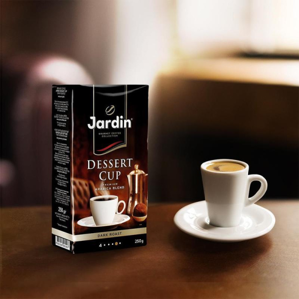 Кофе молотый Jardin Dessert cup 250 г (вакуумная упаковка)