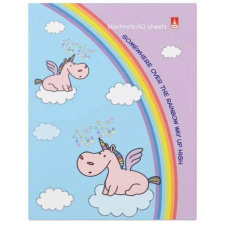 Блокнот Альт Волшебные единороги А6 40 листов в клетку на гребне (обложка в ассортименте) Блокнот Альт Волшебные единороги А6 40 листов в клетку на гребне (обложка в ассортименте)