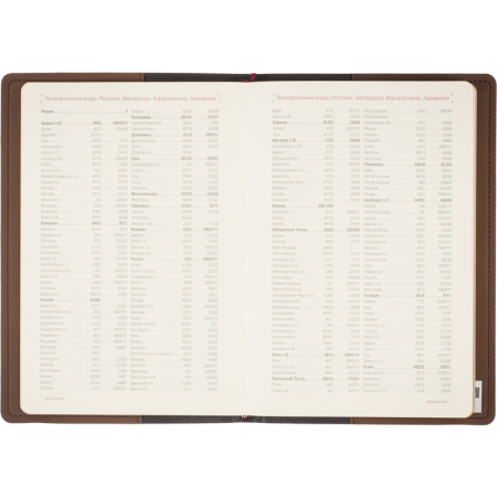 Ежедневник недатированный Bruno Visconti Oxford искусственная кожа А5 136 листов коричневый (162x238 мм) (артикул производителя 3-214/06) Ежедневник недатированный Bruno Visconti Oxford искусственная кожа А5 136 листов коричневый (162x238 мм) (артикул производителя 3-214/06)