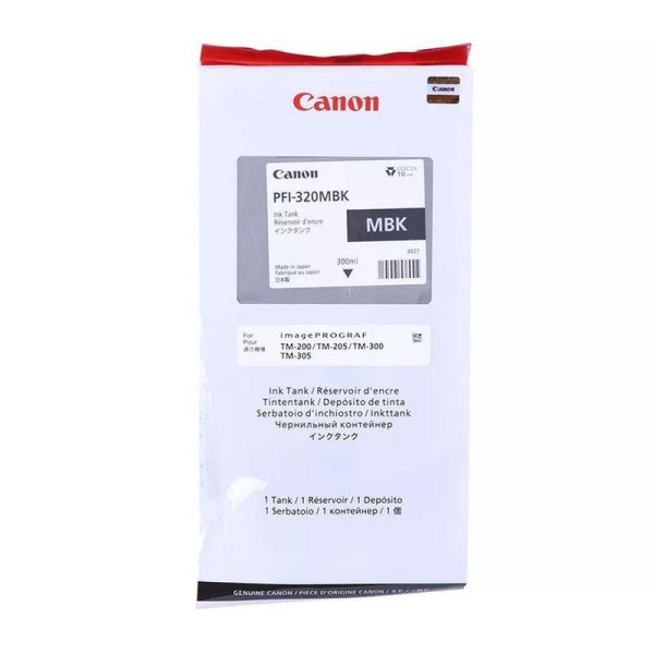 Картридж струйный Canon PFI-320MBK 2889C001 матовый черный оригинальный