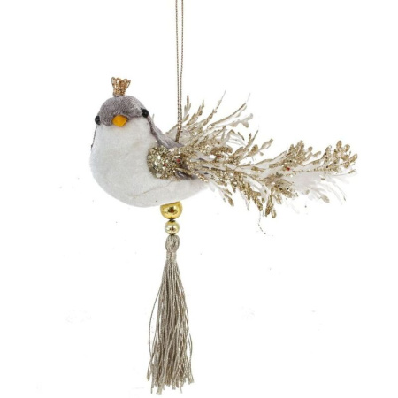 Елочная игрушка Remeco Collection Птичка текстиль (высота 7 см)