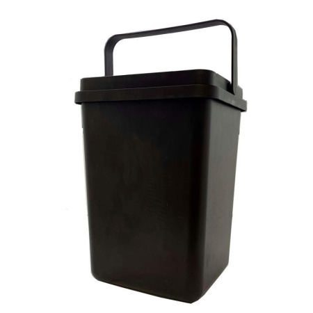 Ведро для мусора 11 л пластик черное (24х21х33 см) Ведро для мусора 11 л пластик черное (24х21х33 см)