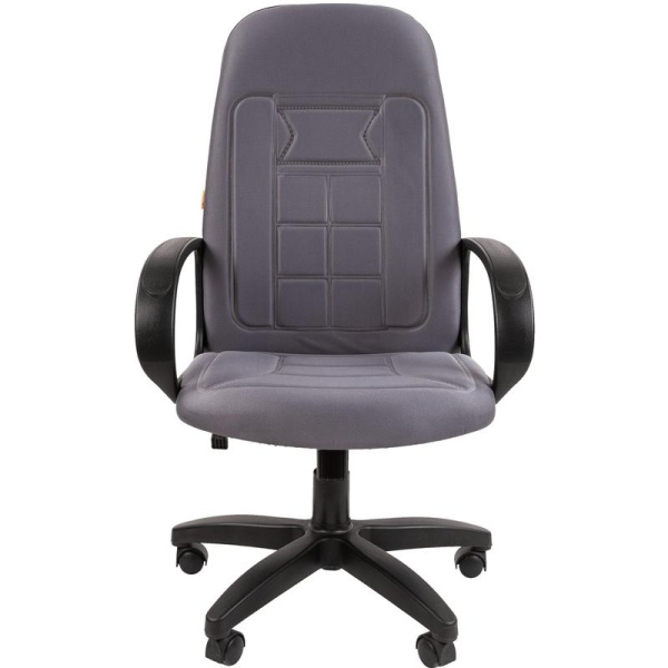 Кресло для руководителя Chairman 727 серое (ткань, пластик)