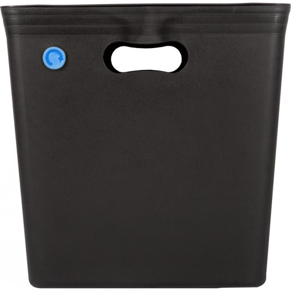 Контейнер для раздельного сбора мусора Stockholm 20 л пластик черный (24,5х33,5х33,3 см)