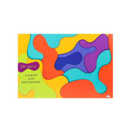 Альбом для рисования Проф-пресс Абстрактный дизайн-2 А4 24 листа