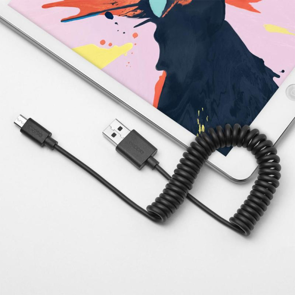 Кабель Deppa USB A  - micro USB 1.5 метра (72123)