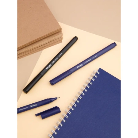 Линер Комус Ultra Fine синий (толщина линии 0.4 мм)