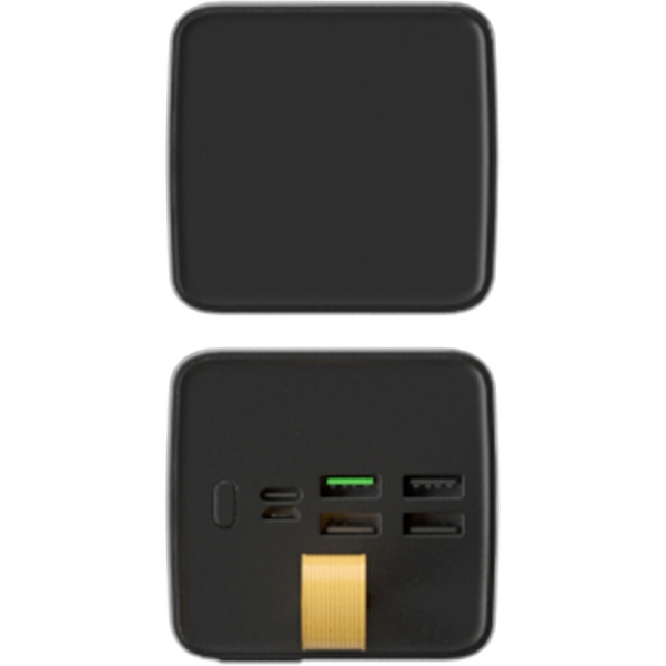 Внешний аккумулятор (power bank) Pero  PB09 50000 мАч черный  (4673759570160)