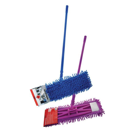 Швабра с насадкой из микрофибры (шенилл)