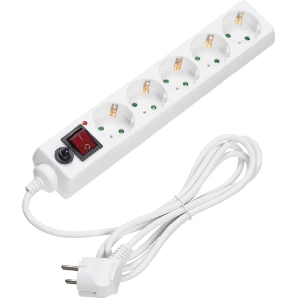 Сетевой фильтр BigTech CD5-1,8W75 на 5 розеток 1.8 метра