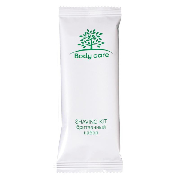 Бритвенный набор Luscan Body care флоупак (крем для бритья, станок, 200  штук в упаковке)