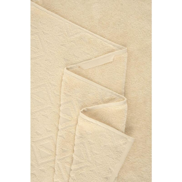 Полотенце махровое Jacquard 70х140 см 500 г/кв.м бежевое