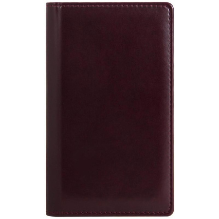 Визитница настольная Attache Каньон искусственная кожа на 96 визиток бордовая