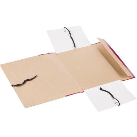 Папка архивная на 4-х завязках Attache Economy А4 100 мм (232х312 мм)  картон/крафт-бумага/бумвинил до 1000 листов