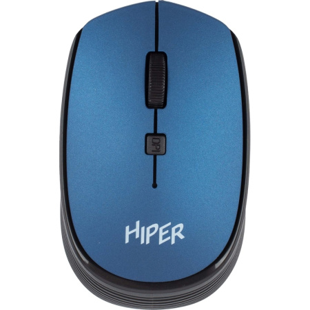Мышь беспроводная Hiper синяя (HOMW-083)