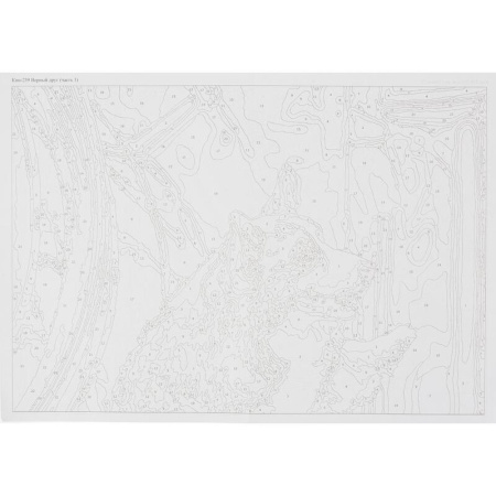 Картина по номерам Верный друг