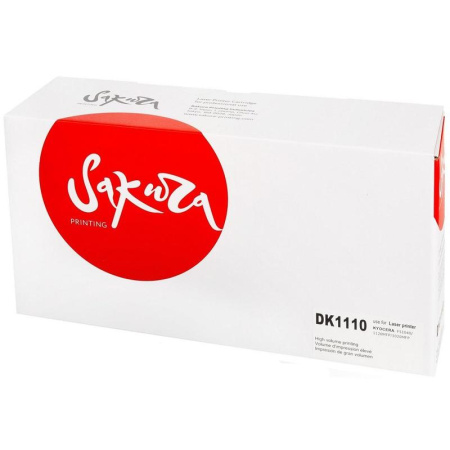Фотобарабан Sakura DK1110 SADK1110 для Kyocera черный совместимый