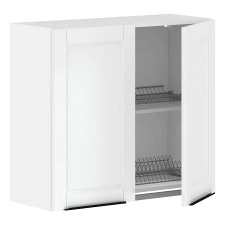 Шкаф с посудосушителем Sicilia (белая эмаль/белый, 800х320х720 мм)