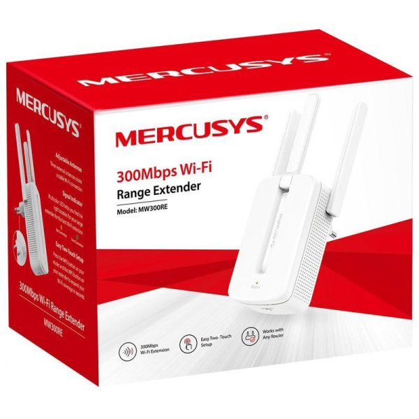 Усилитель сигнала Mercusys MW300RE N300