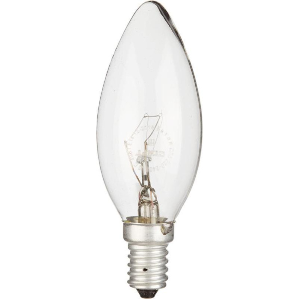 Лампа накаливания Старт 40 Вт E14 свеча прозрачная 2750 К теплый белый свет