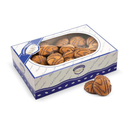 Печенье Полет овсяное мини с темной глазурью 600 г