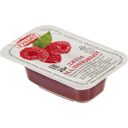 Джем порционный «Руконт» малина, 20 штук в упаковке Джем порционный «Руконт» малина, 20 штук в упаковке