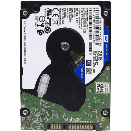 Жесткий диск Western Digital Blue 2 ТБ (WD20SPZX)