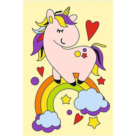 Картина по номерам Lori Единорог