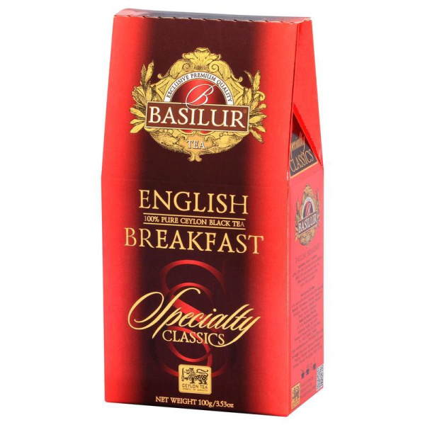 Чай подарочный Basilur Избранная классика Английский завтрак листовой черный 100 г
