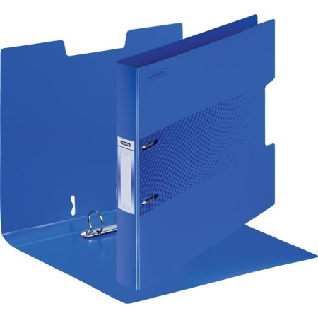 Папка на 2-х кольцах Attache Digital пластиковая синяя 35 мм