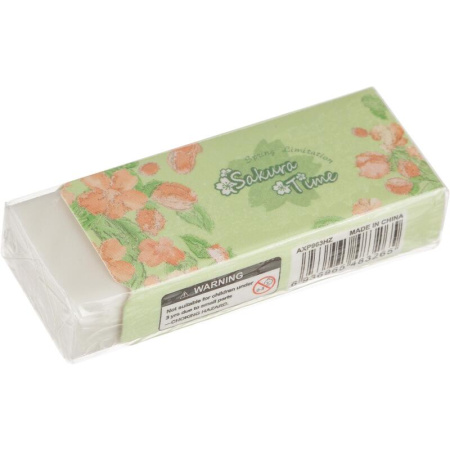 Ластик M&G Sakura Time прямоугольный 45x20x11 мм