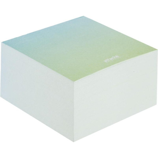 Блок для записей Attache Selection Градиент 90x90x50 мм зеленый проклеенный плотность 100 г/кв.м
