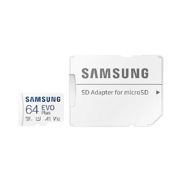 Карта памяти 64 ГБ microSDXC Samsung MB-MC64KA/APC UHS-I U1 V10 A1