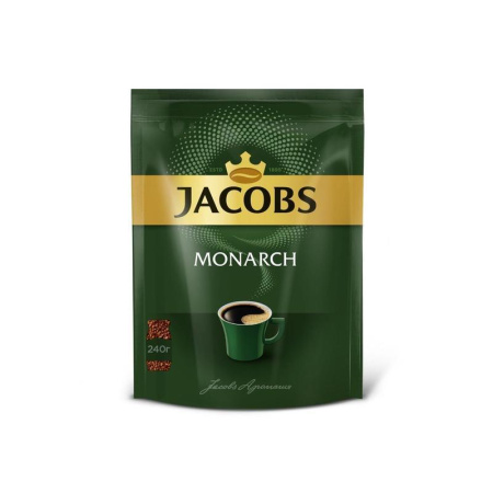 Кофе Jacobs Monarch растворимый 240 г (пакет)