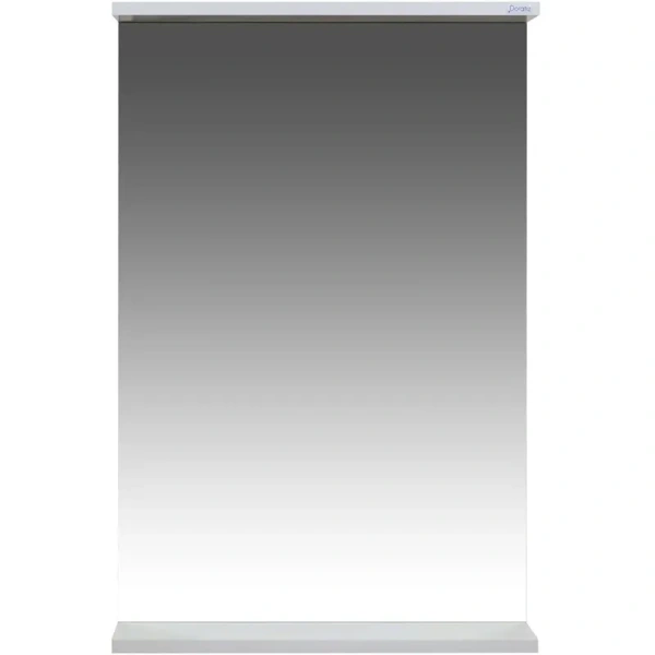 Зеркало Бора-бора 50 с полкой (белый, 500х765 мм)